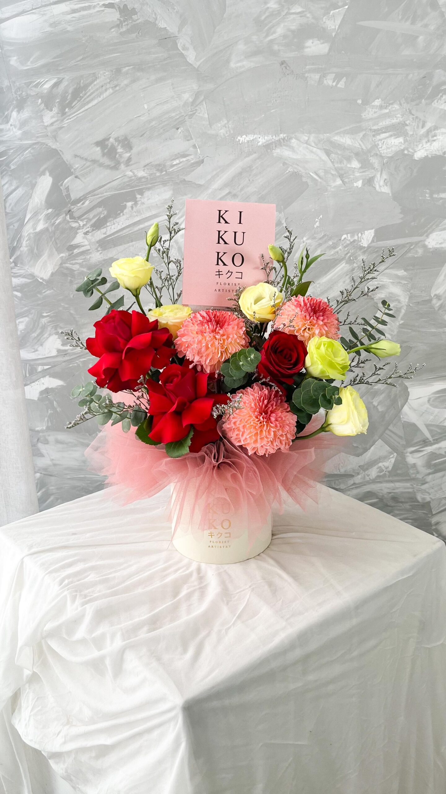 Eveline Bouquet : Bloombox ( Custom Mini Red ) (1)