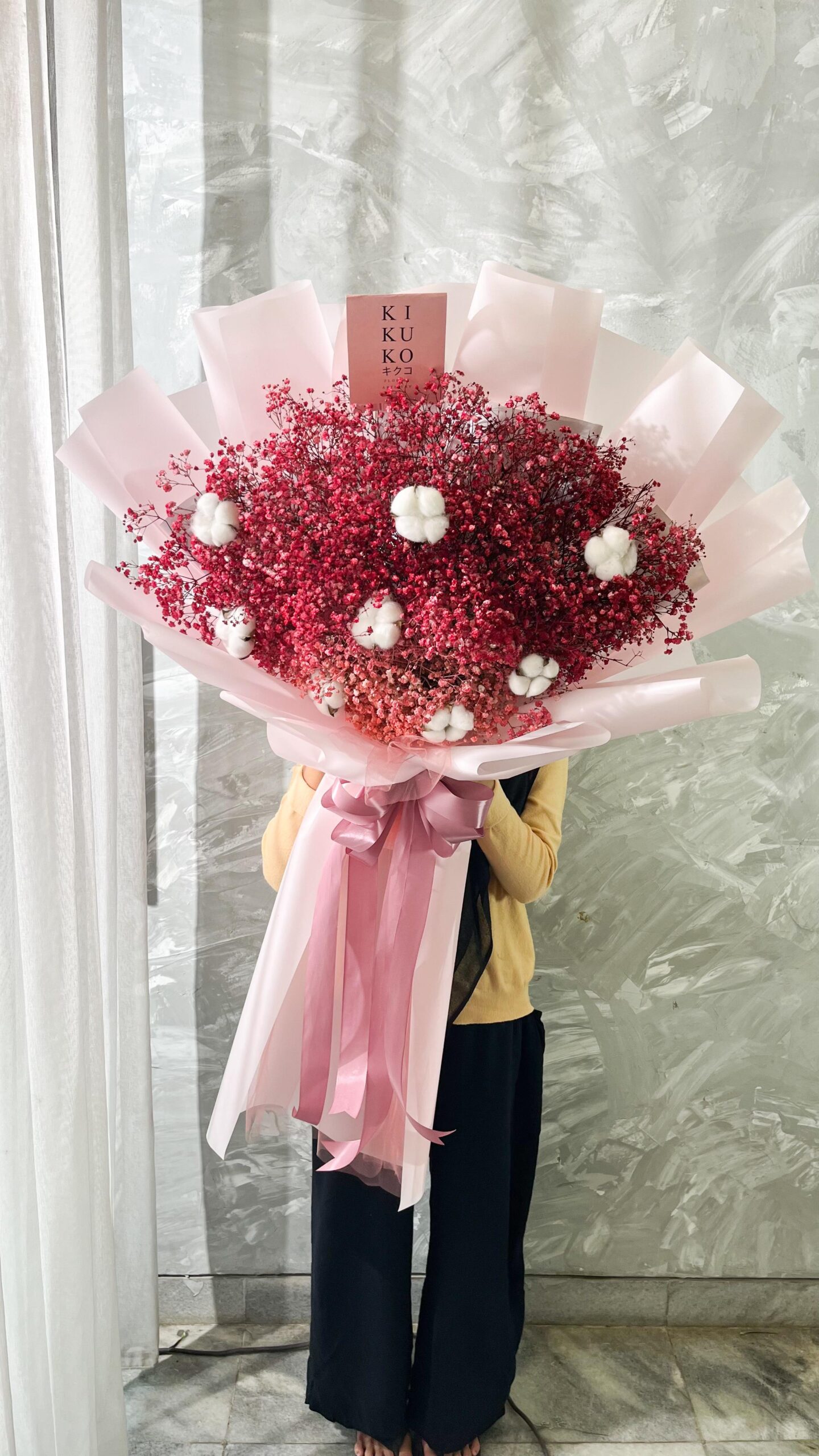 Grande Baby Breath x Cotton Bouquet (1)